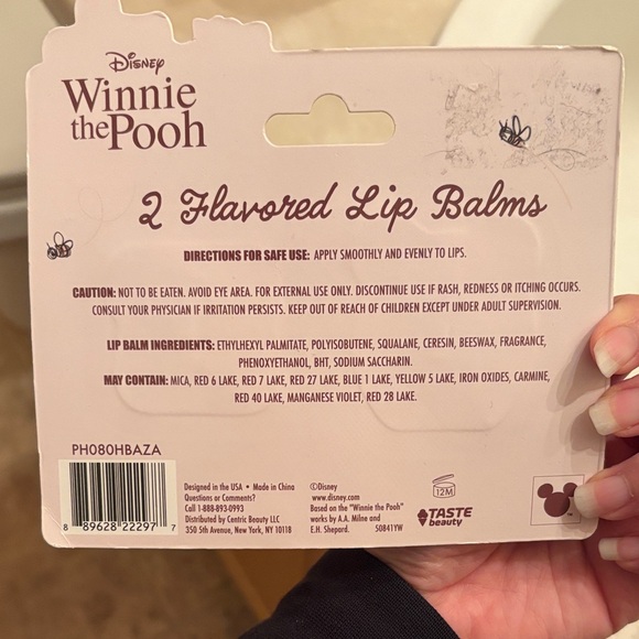 Disney Winnie the Pooh Yellow Lip Balm Duo - Picture 3 of 3